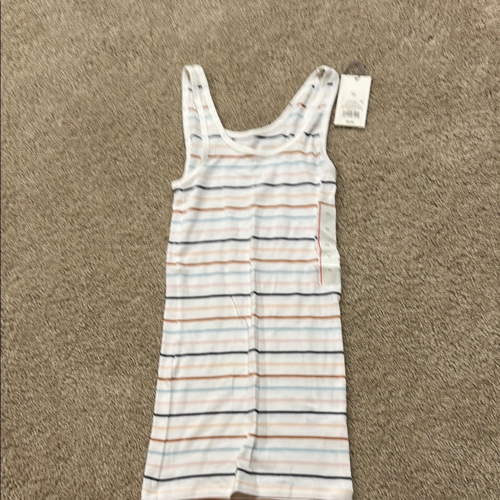 Striped Sleeveless Tank